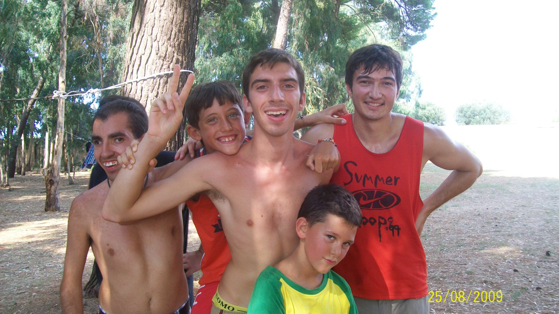 Volunteering with youth at a nature therapy facility in Grottaglie, Italy, 2009