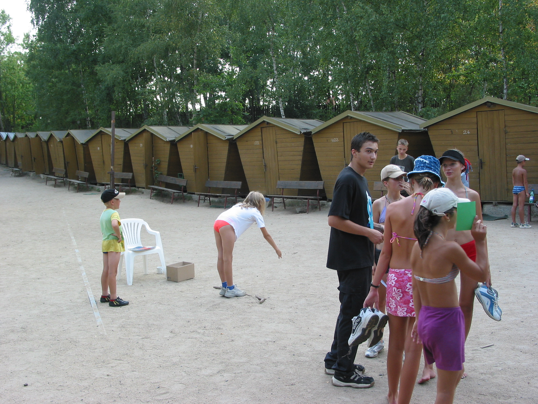 Working as an assistant counselor at a Czech children's summer camp