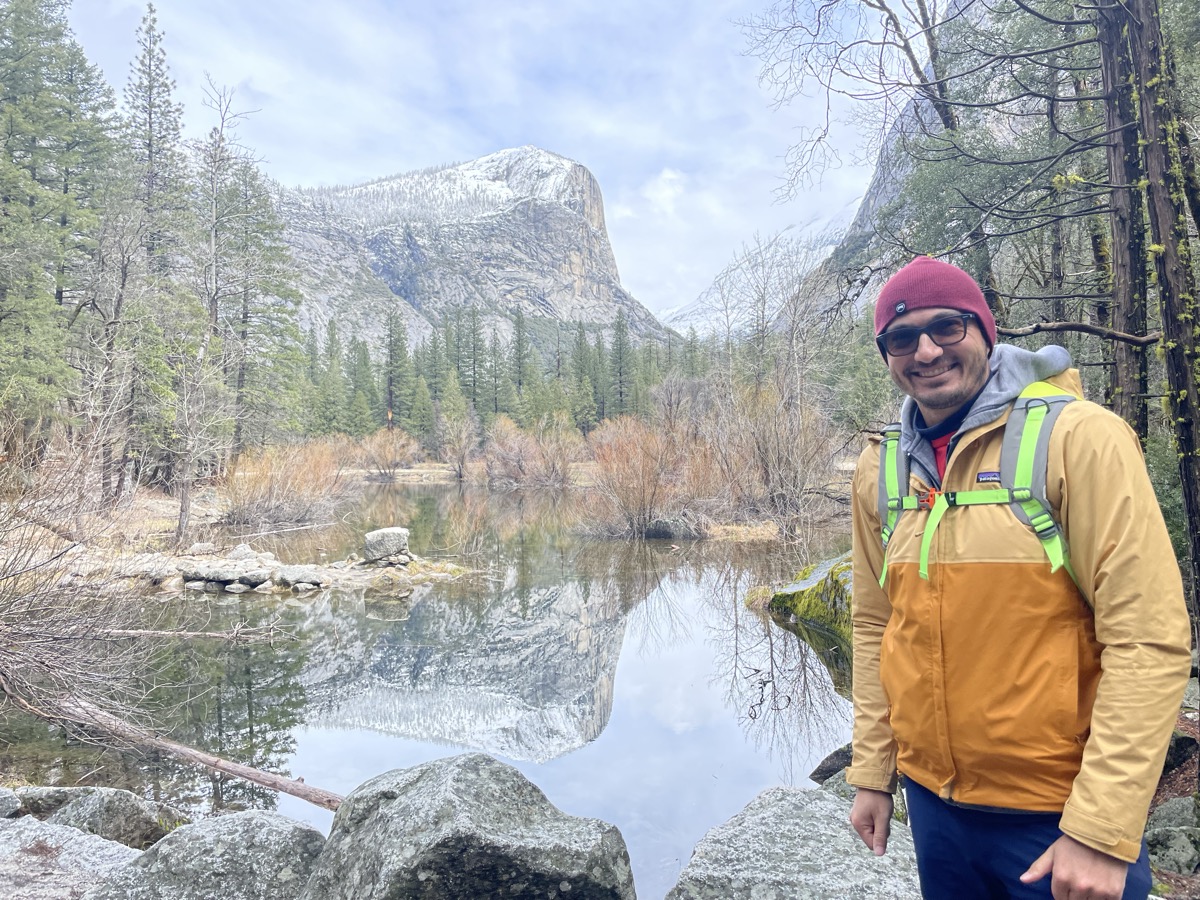 Turistika u Mirror Lake, Yosemite National Park