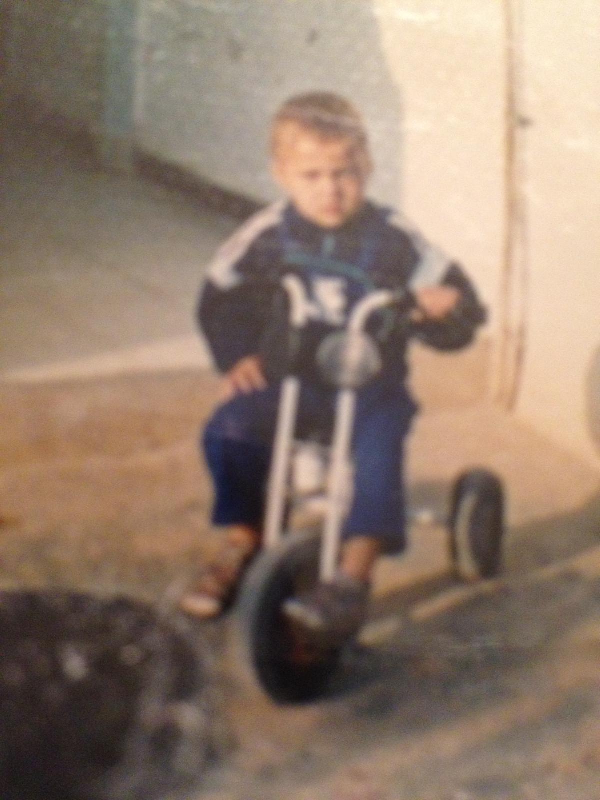 Nail Hassairi as a child in Zaghouan, Tunisia